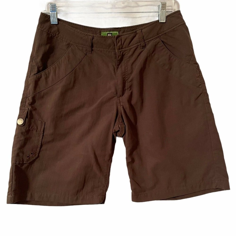 REI Womens Green Shorts UPF 50+ Size 6